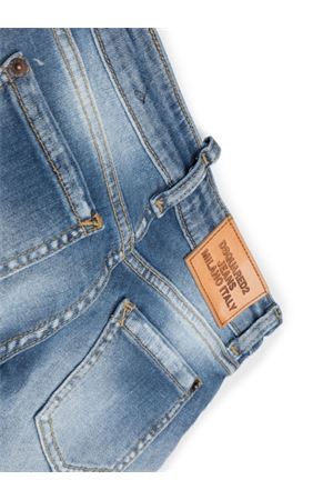 Straight-leg logo-detail denim DSQUARED KIDS | DQ0921D0A2KDQ01